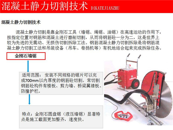 混凝土靜力切割技術(shù)